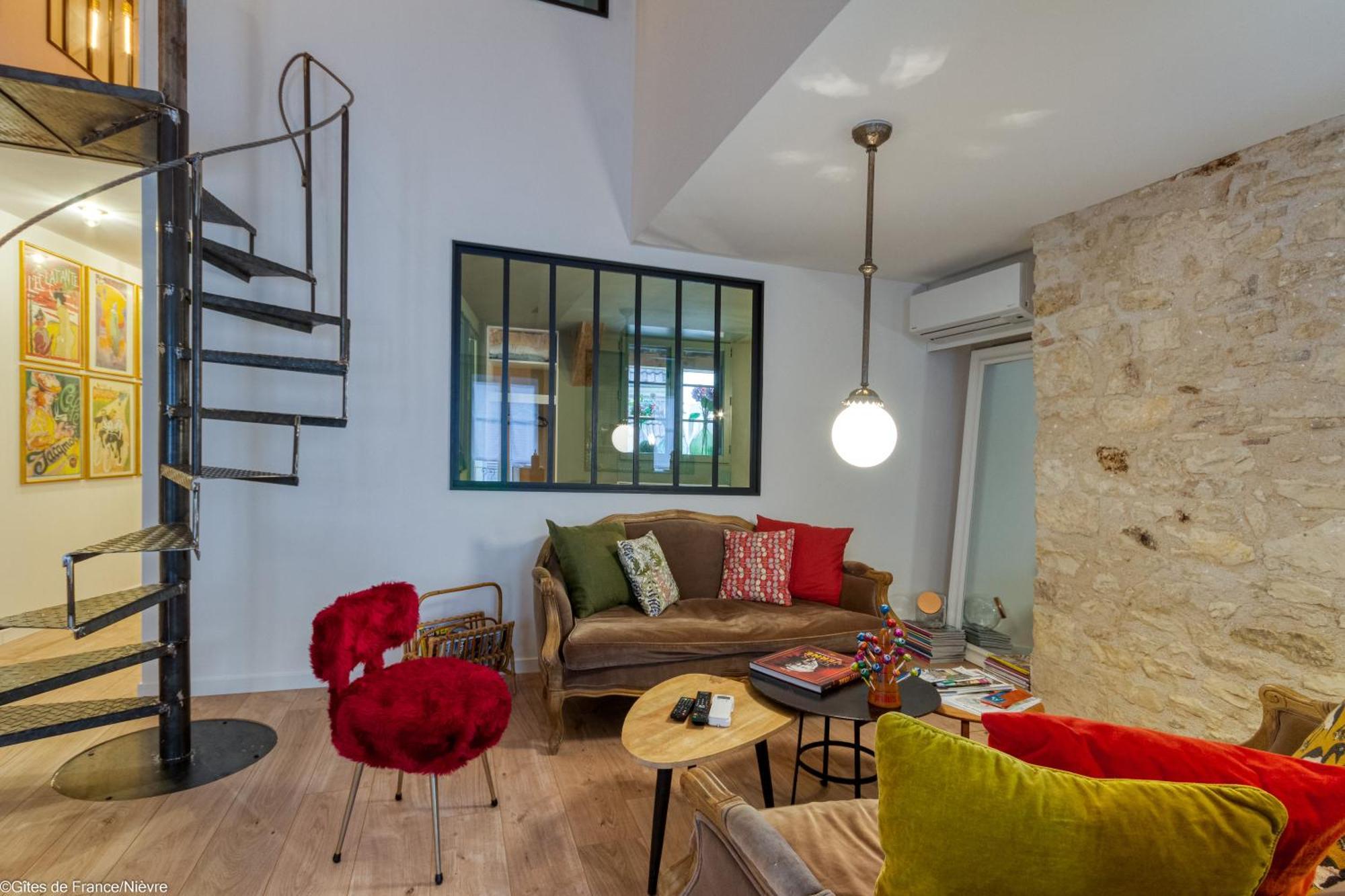 Au Noeud Vert Chambres D'Hotes Νεβέρ Δωμάτιο φωτογραφία